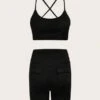 Criss Cross Backless Sports Set -Sculptive Wear 1691906173b5b391232040b1be5e01c306161b8739 thumbnail 405x552