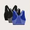 3pcs Contrast Binding Sports Bra -Sculptive Wear 169210202179d54ef9468b6129fb872025c104a9a8 thumbnail 405x552