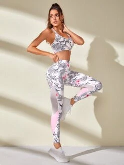 Floral Print Sports Set -Sculptive Wear 16921689762fd81183ca0d9ae0c7f3c2a063433fcc thumbnail 405x552